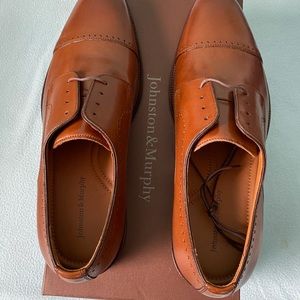 Johnston & Murphy brand new leather shoes.